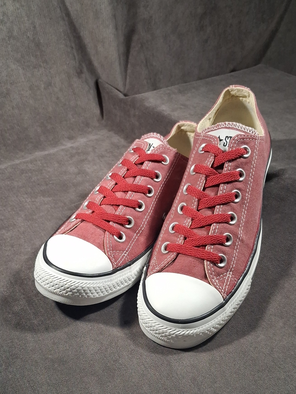 Converse Chuck Taylor All Star Ox Low Jester Red Lace Up Sneakers VG US 9